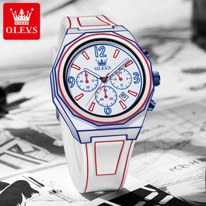 นาฬิกา OLEVS 5622 รุ่น OEM แบบกำหนดเอ<span class=keywords><strong>ง</strong></span> ลายการ์ตูน<span class=keywords><strong>มั</strong></span><span class=keywords><strong>ง</strong></span><span class=keywords><strong>ง</strong></span>ะ ดีไซน์เรียบง่าย สไตล์แฟชั่น เรือ<span class=keywords><strong>ง</strong></span>แส<span class=keywords><strong>ง</strong></span> ดิจิตอล กันน้ำ สายยาง ควอตซ์ สำหรับผู้ชาย - Product Image 2