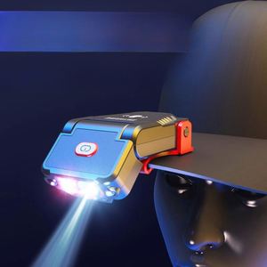 Mini LED Sensor faro sombrero Clip luz pesca faro USB recargable ajustable Camping faro - Product Image 6