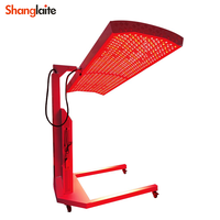 Panneau de luminothérapie rouge grand format Shanglaite OEM ODM, 660nm 850nm 1200 LED, écran tactile LCD 7 pouces, pour le corps entier