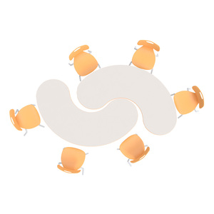 Ensemble de bureau primaire réglable en Offre Spéciale table et chaise en bois ignifuges pour enfants pour la maternelle préscolaire à usage scolaire - Product Image 5