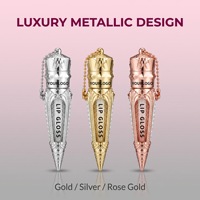 Cosmétiques en gros sous marque privée, logo personnalisé, véganes, 200 couleurs, haute pigmentation, gloss liquide waterproof avec paillettes