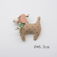 En gros, Appliques en tissu d'automne (citrouille, gland, chien, oie) sans colle pour pinces à cheveux, vêtements, sacs et accessoires de bricolage