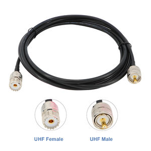 RG58 UHF ذكر ، CB إلى كابل RG58 للذكور ، كابل rgcoax UHF jubper لمحلل هوائي الراديو CB - Product Image 5