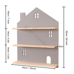 <span class=keywords><strong>Étagère</strong></span> <span class=keywords><strong>murale</strong></span> nordique pour <span class=keywords><strong>chambre</strong></span> de <span class=keywords><strong>fille</strong></span>, décoration, à la mode - Product Image 5