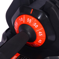 Ensemble d'haltères réglables de 4 à 25 kg avec poignée en acier durable et confortable pour la musculation et les exercices des bras