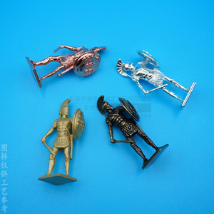 Figuras Metálicas de Escritorio, Modelo Estereoscópico 3D, Adornos de Latón Sólido, Piezas de Juego, Decoración del Hogar, Regalo Unisex - Product Image 3