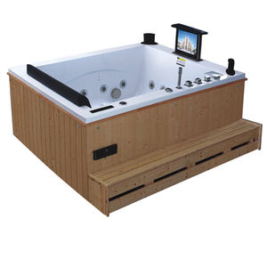 YIDA Villa autoportante personnalisée Baignoire multifonctionnelle <span class=keywords><strong>Spa</strong></span> intérieur de massage <span class=keywords><strong>Jaccuzi</strong></span> de grande taille pour personnes grasses - Product Image 1