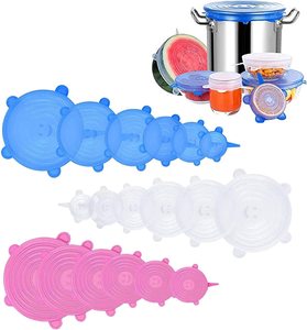 ฝาปิดซิลิโคนยืดหยุ่นอเนกประสงค์สำหรับภาชนะในครัว - Product Image 1