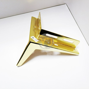 YIJUN Furniture Legs <b>Gold</b> Metal Triangular Support Heavy Duty Modern Minimalist Luxury Cabinet <b>Sofa</b> Coffee Table Legs - Product Image 4