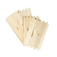 10-Rahmen 9-5/8 Zoll Unmontierter Langstroth Bienenstock aus Tiefenholz für die Imkerei