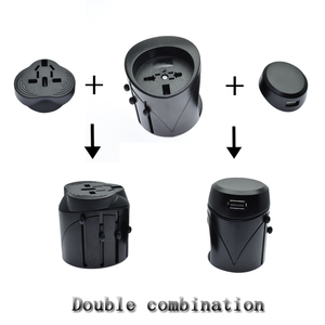 Adaptador de viaje <span class=keywords><strong>universal</strong></span> todo en 1 portátil de 6A Power US EU AU UK enchufe convertidor internacional adaptador de enchufe de viaje europeo Usb - Product Image 2