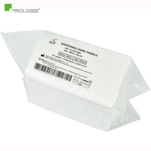 ผ้าเช็ดตัวทางการแพทย์แบบใช้แล้วทิ้ง 3/4 ชั้น 1/4 พับ ผ้าเช็ดมือสำหรับผ่าตัด พร้อมตาข่ายโพลีเสริมความแข็งแรง - Product Image 2