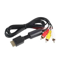 AV-Kabel für PS2 für PS3 HDTV Wired Audio Video Adapter 3RCA Stereo kabel Kunststoff für Playstation TV-Kabel