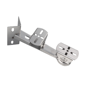 Support de montage d'angle mural extérieur à angle droit Support de caméra de montage sur colonne pour installation de caméra de sécurité à double vidéosurveillance - Product Image 2