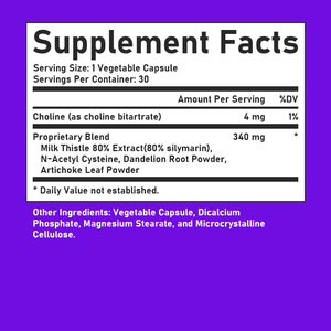 Cápsulas de Desintoxicación Hepática de Venta Directa de Fábrica con Mezcla Patentada que Ayuda a Desintoxicar el Cuerpo y Promover una Función Hepática Saludable - Product Image 3