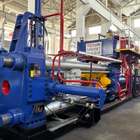 Presse d'extrusion d'aluminium automatique TYP850/1100T/5 pouces pour la fabrication de profilés de fenêtres et de portes en aluminium avec moteur servo