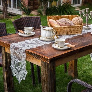 Khăn Trải Bàn Ren Cho Đám Cưới Khăn Trải Bàn Nhỏ Khăn Trải Bàn Thêu <span class=keywords><strong>Macrame</strong></span> Với Hoa Tinh Tế Cổ Điển Sang Trọng - Product Image 2