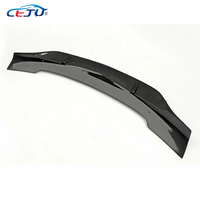 Lèvre de coffre arrière de voiture ABS Carbon Look R Style pour Mercedes Benz Classe C W204 LCI C350 C63 C74 AMG Sedan 2006-2015