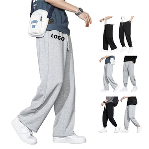 <span class=keywords><strong>Pantaloni</strong></span> sportivi personalizzati <span class=keywords><strong>grigi</strong></span> <span class=keywords><strong>pantaloni</strong></span> larghi <span class=keywords><strong>con</strong></span> coulisse elasticizzati in cotone oversize <span class=keywords><strong>pantaloni</strong></span> della <span class=keywords><strong>tuta</strong></span> larghi da uomo - Product Image 1