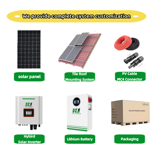 Onduleurs solaires domestiques de grande taille 15 kW 20 kW 25 kW avec stockage d'énergie hybride sur réseau et protection contre les surcharges triphasées - Product Image 4