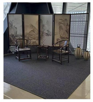 Tapis de maison résidentiel moderne et minimaliste en laine/polyester de haute qualité, anti-usure, écologique, adapté aux animaux domestiques, service ODM