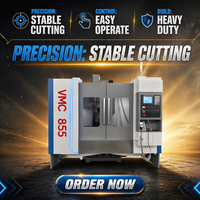 Centro de Mecanizado Vertical VMC855 Confiable, Fresadora CNC de Alta Precisión para Fabricación de Troqueles, Personalizable con Certificación CE