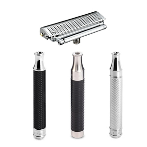 Rasoio di Sicurezza Universale M5 con Filettatura 5.0 Pro, Lama Singola, 2 Lame a Metà, per Uomo, Manico Classico, Testina di Rasatura - Product Image 2