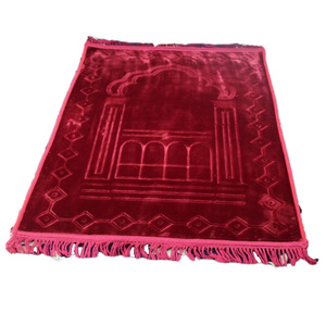 Alfombra de oración islámica de espuma viscoelástica gruesa y sólida, hecha a medida, con tecnología de tejido de poliéster, para entrega/al por mayor. - Product Image 1