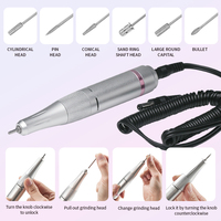 Machine à ongles sans fil avec étui de ceinture, longue autonomie, pour le nail art électrique
