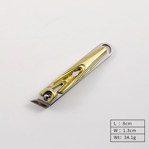 Coupe-ongles en acier inoxydable, coupe-ongles incliné, outil de manucure portable en métal pour le soin quotidien - Product Image 5