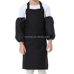 Delantal <span class=keywords><strong>de</strong></span> pintura <span class=keywords><strong>de</strong></span> algodón <span class=keywords><strong>para</strong></span> niños, diseño <span class=keywords><strong>de</strong></span> Chef <span class=keywords><strong>de</strong></span> jardín <span class=keywords><strong>para</strong></span> niños, <span class=keywords><strong>para</strong></span> cocina, escuela, delantal impermeable <span class=keywords><strong>para</strong></span> niños en blanco con bolsillo - Product Image 2