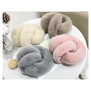 Superior Quality <strong>Fancy</strong> Rex Rabbit Fur <strong>Earmuffs</strong> Winter Fashion <strong>Earmuff</strong> - Product Image 3
