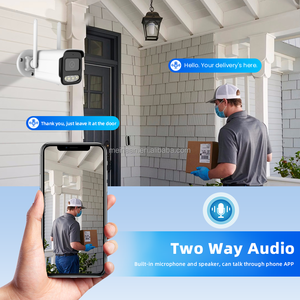 Sistema de Cámara de Seguridad WiFi para Exteriores, Kit NVR con Cámara Tipo Bala Inalámbrica de 2 Canales, 3MP, Pantalla LCD de 7'', OEM - Product Image 4