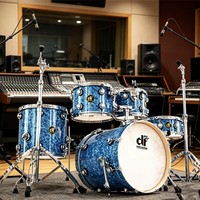 PVC Drum Set Percussion Instrument Adult Size 5 Pieces for Professional Musician