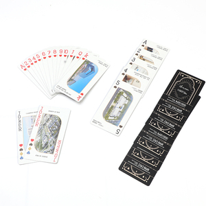 Cartes à jouer de luxe 310 GSM en papier recyclé noir allemand avec impression personnalisée sur les faces, <span class=keywords><strong>zéro</strong></span> tolérance, pour jeux hardcore - Product Image 2