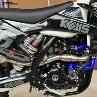 Motocicleta Todoterreno de 200-400cc, 4 Tiempos, de Gasolina, con Transmisión por Cadena, para Enduro, Motocross y Carreras