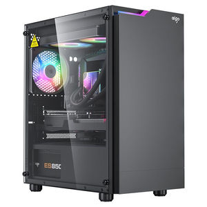 Ordinateur de <span class=keywords><strong>châssis</strong></span> hôte de bureau Patriot V13 blanc ITX avec application de serveur en alliage d'aluminium côté verre ARGB MATX refroidi à l'eau 240 - Product Image 1