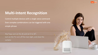 Enceinte intelligente Tuya avec télécommande IR universelle, assistant vocal, Wi-Fi double bande, BT 5.4, hub domotique intelligent, lumière RVB