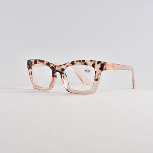 Gafas de Lectura con Filtro de Luz Azul para Mujer, Diseño Ojo de Gato Leopardo, Lentes de PC Anti-Fatiga Ocular, Bisagras de Resorte, Gafas Ópticas de Moda - Product Image 4