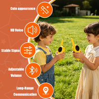 Talkie-walkie sans fil longue portée pour enfants avec fonction d'annulation du bruit, marque OEM, utilisation en extérieur