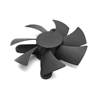 Ventilateur sans cadre WELLSUNFAN 12025 120mm 120x25mm 12V 3500RPM à haut débit d'air, roulement à bain d'huile, 73.85CFM, en plastique pour boîtier d'ordinateur