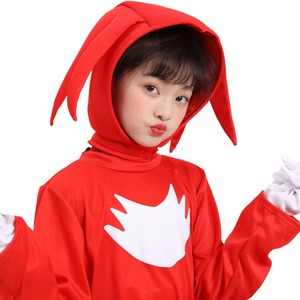 <span class=keywords><strong>Disfraz</strong></span> de Halloween de Erizo Pequeño Rojo, Traje de <span class=keywords><strong>Sonic</strong></span> y Knuckles para Niños, Juego de Roles Temático Unisex - Product Image 5