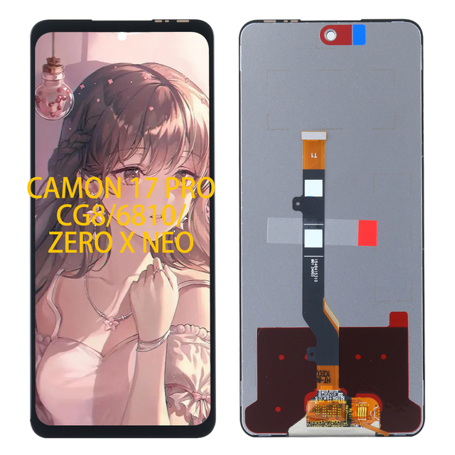 For Tecno Camon 17 Pro CG8 Mobile Phone LCD Touch Screen for Tecno CG8 LCD Display Screen Replacement LCD Screen for TECNO