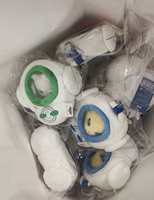 Authentique MINISO Digimon Tamers Astronaut Figurine de collection en peluche porte-clés mignon Anime Kawaii Breloque de sac Pendentif Cadeau de bureau