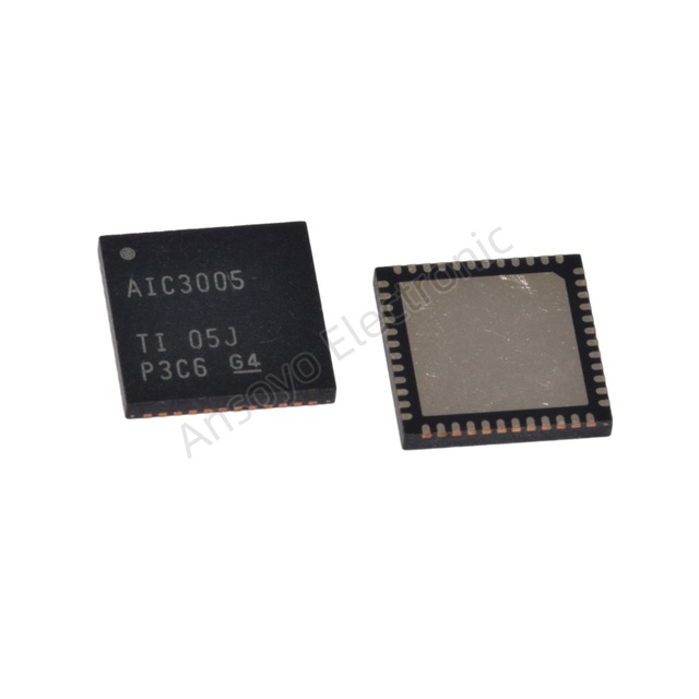 ANSOYO TLV320AIC3005IRGZR AIC3005 QFN48 IC Chips Integrated Circuits Standard Function Electronic Components
