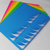 Papier autocollant brillant argenté A4, imperméable, imprimable, pour autocollants personnalisés, artisanat, promotion laser, supermarché
