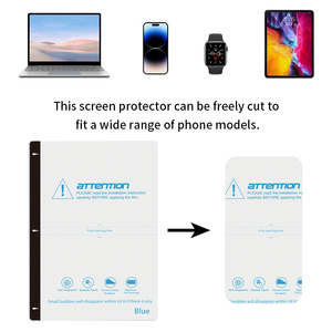Ánh Sáng Màu Xanh Chặn Hydrogel Chống Lóa Bảo Vệ Màn Hình Linh Hoạt Cho Màn Hình Cong Cho Máy Cắt Sử Dụng Trên Điện Thoại Di Động - Product Image 6