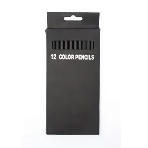 Yeni sıcak satış 12-renkli kurşun kalem promosyon için lapices renk
