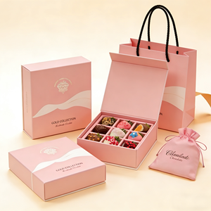 Boîte cadeau en papier gaufré imperméable de luxe avec doublure en éponge pour chocolat - Emballage haut de gamme - Product Image 3