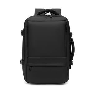 Men's Business <b>Laptop</b> <b>Backpack</b> Large Capacity Expandable Waterproof With Usb Port Solid Color For Travel And <b>Work</b> - Product Image 5